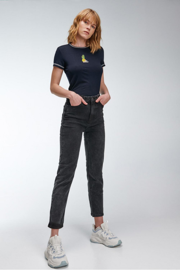 Pantalon Jean Mom