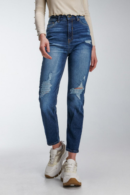 Pantalon Jean Mom