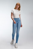 jean Jegging tiro alto