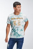 Camiseta manga corta con estampado.