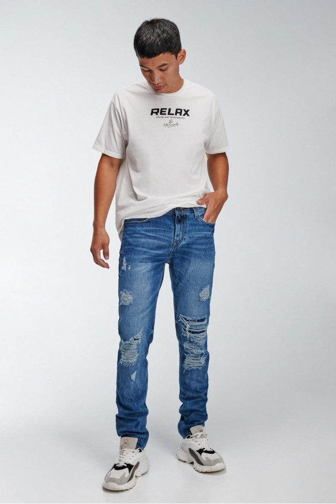 Jean Skinny con bordado