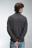 Suéter cuello alto con cremallera