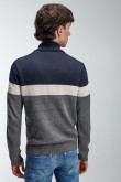 Suéter cuello alto con cremallera