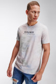 Camiseta manga corta estampada
