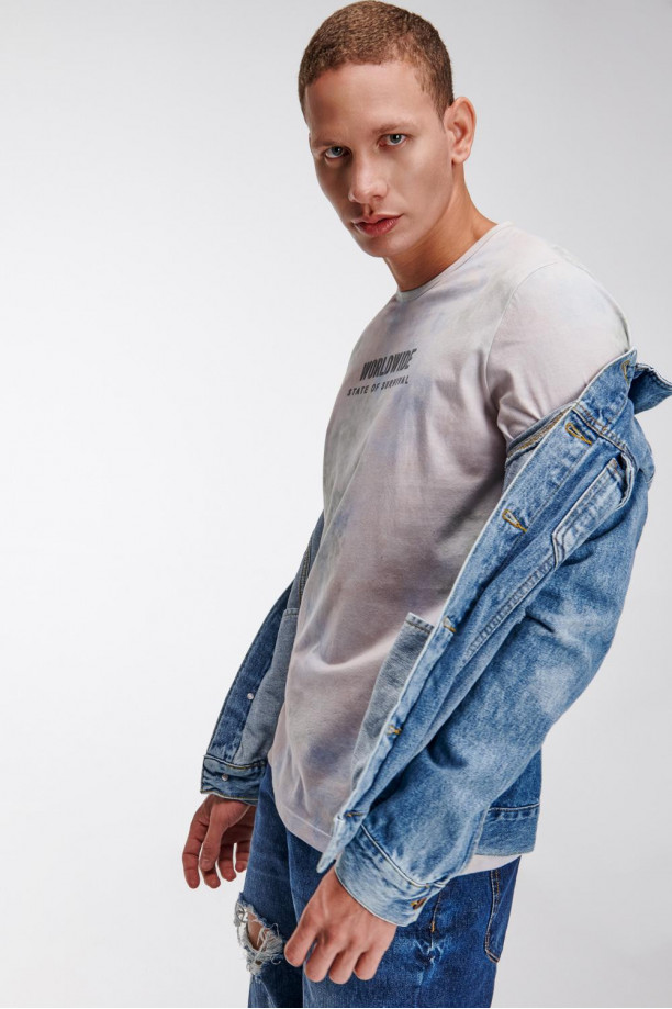 Camiseta manga corta estampada