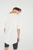Camiseta manga corta estampada, oversize.