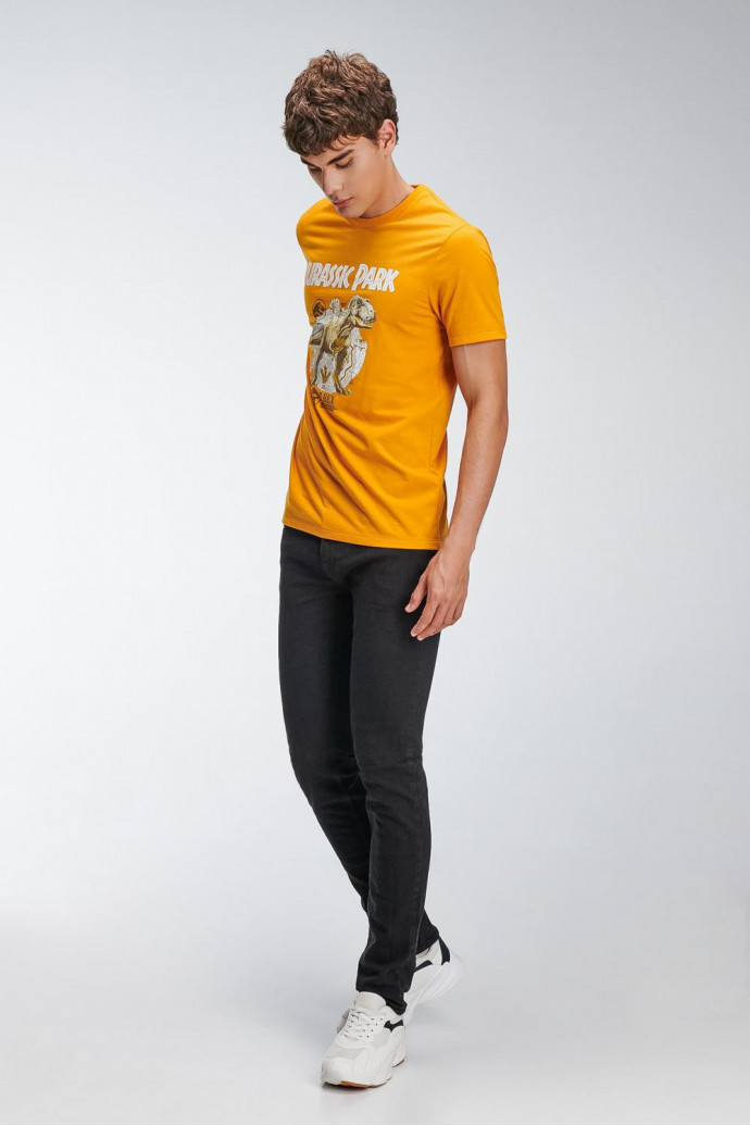 Camiseta manga corta estampada de Jurassic Park