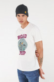 Camiseta manga corta, estampado de Los Picapiedra