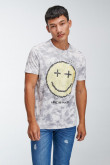 Camiseta manga corta con estampado.