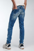 Jean skinny con rotos y estampado de Snoppy