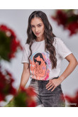 Camiseta, estampado de la princesa Mulan