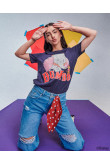 Camiseta manga corta estampada de Dumbo.