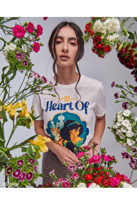 Camiseta, estampado de la princesa Jazmin.