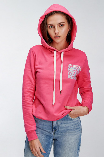 Buzo con capota estampado