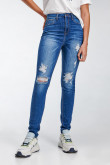 Jean jegging super alto