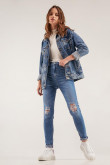 Jean jegging super alto