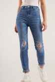Jean jegging super alto