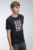 Camiseta manga corta, estampado de Rolling Stones