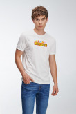 Camiseta manga corta, estampada en frente de Pacman.