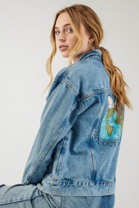 Chaqueta Jean Snoopy