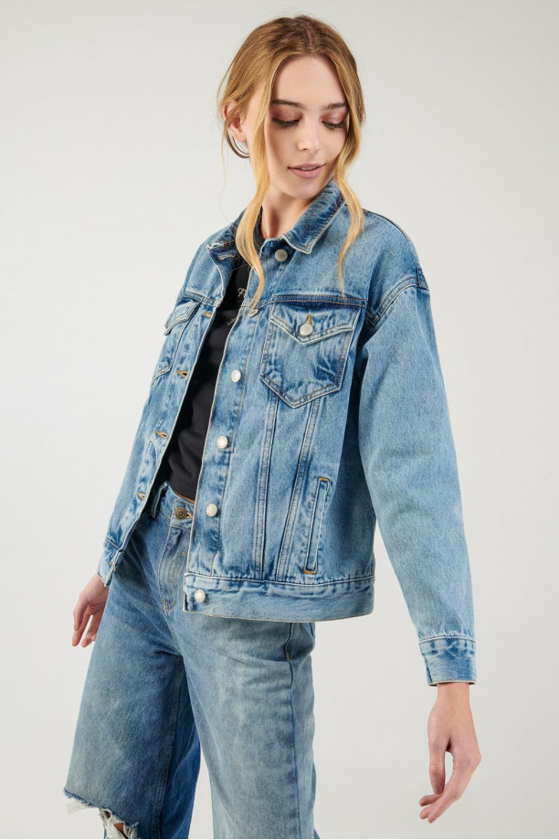 Chaqueta Jean Snoopy
