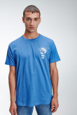 Camiseta manga corta con estampado.