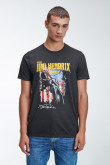 Camiseta, con estampado en frente, de Jimi Hendrix