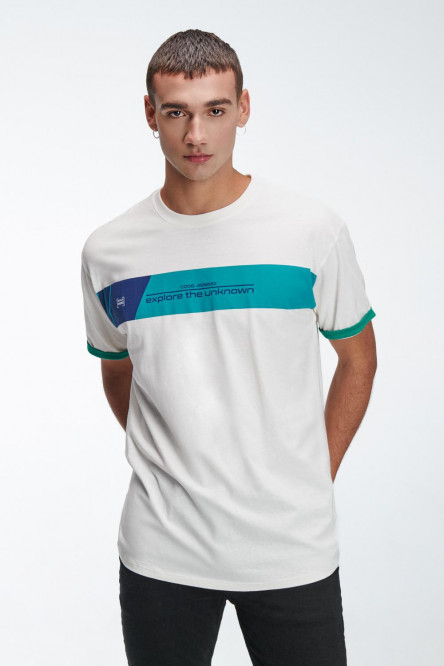 Camiseta manga corta, con estampado frente