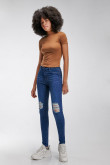 Jean Jegging tiro alto