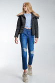Chaqueta acolchada cuello alto