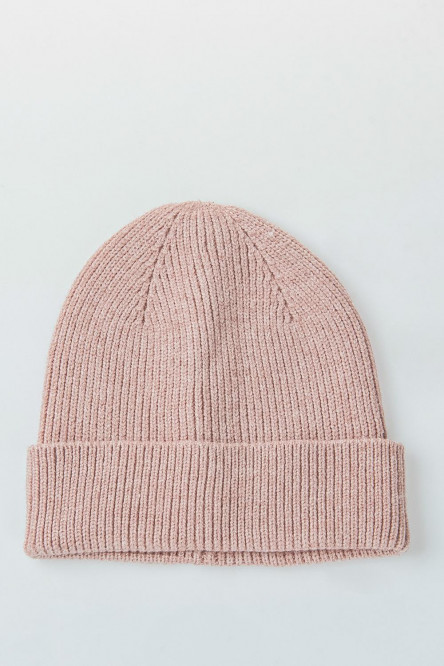 Gorro tejido unicolor con
