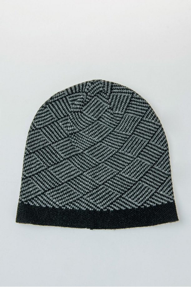 Gorro tejido con motivo