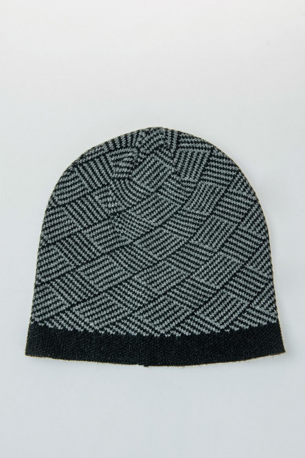 Gorro tejido con motivo
