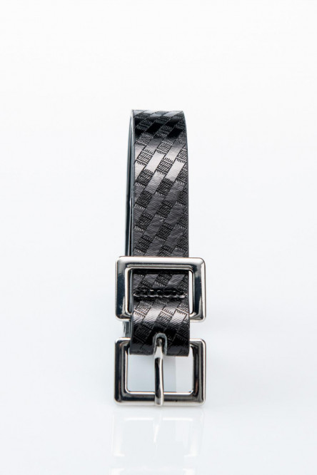 CINTURON UNICOLOR, HEBILLA METALICA