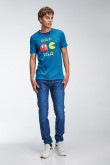 Camiseta manga corta, estampada en frente de Pacman.