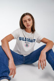 Camiseta manga corta con estampado en frente.
