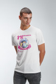 Camiseta, con estampado en frente, de Jimi Hendrix