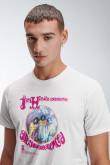 Camiseta, con estampado en frente, de Jimi Hendrix