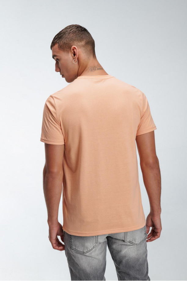 Camiseta básica manga corta estampada