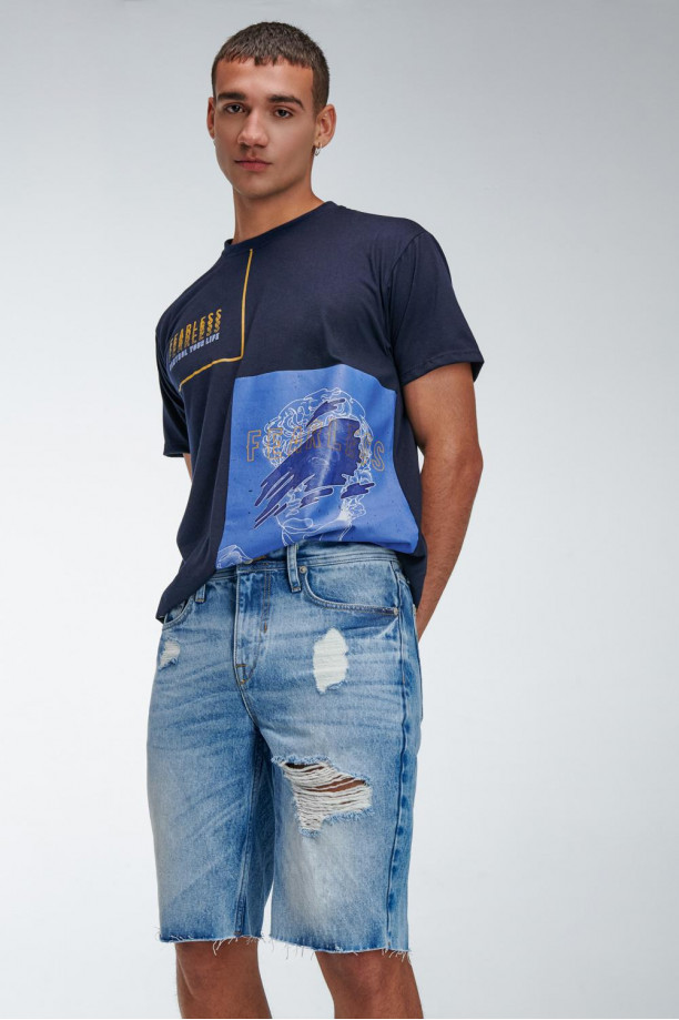 Bermuda denim slim