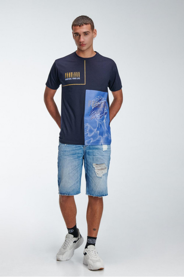 Bermuda denim slim