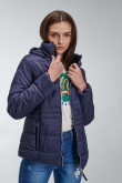 Chaqueta acolchada con capota