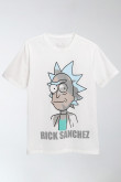 Camiseta, con estampado en frente, de Rick & Morty