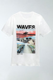 Camiseta manga corta estampada.
