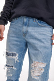 Jean Skinny con parche estampado