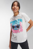 Camiseta manga corta estampada de Lilo & Stitch