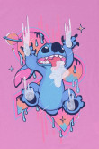 Camiseta manga corta estampada de Lilo & Stitch