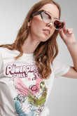 Camiseta manga corta, estampado de Chicas Superpoderosas.