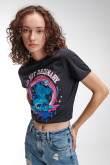 Camiseta manga corta estampada de Lilo & Stitch
