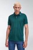 Camiseta Polo unicolor con cuello y puños tejido